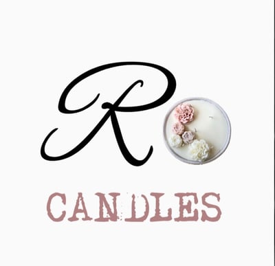 R CANDLES logo