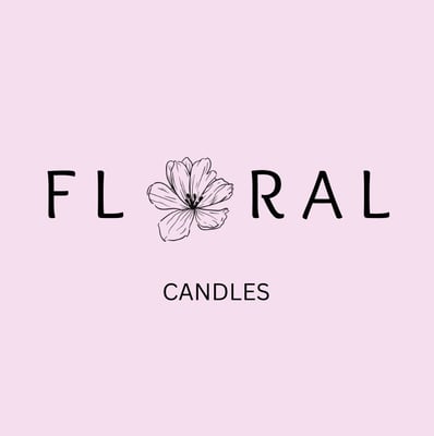 Floral candles logo