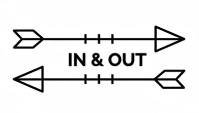 IN & OUT logo