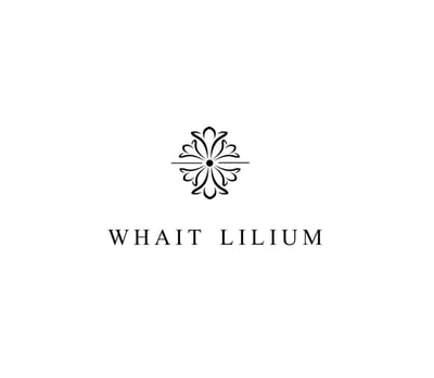 white lilium logo