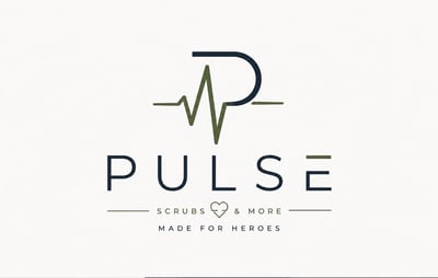 Pulse medical scrubs logo