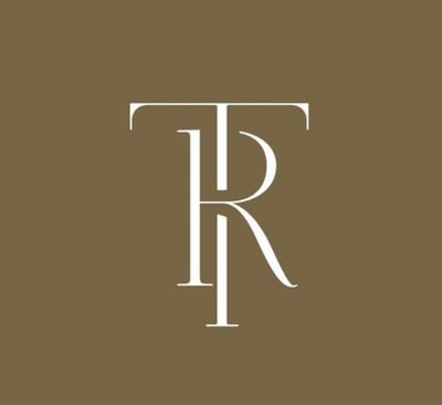 T R F logo