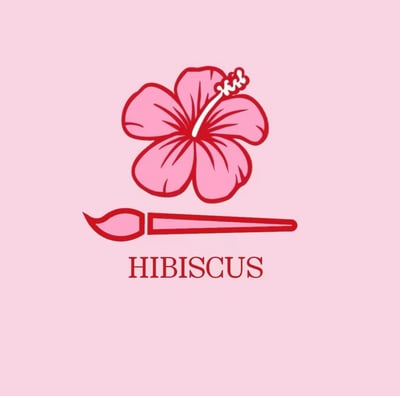 قبعات تخرج | Hibiscus flower logo