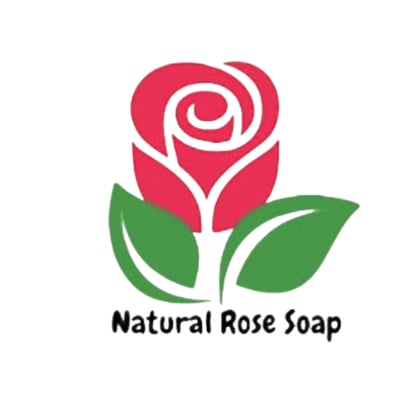 natural rose soap logo