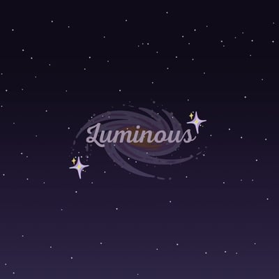 luminous.nails logo