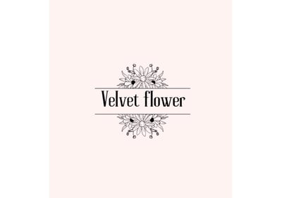 Velvet flower logo