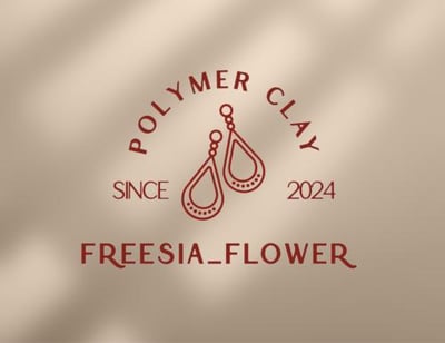 Freesia flower logo