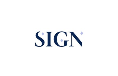 Sign logo