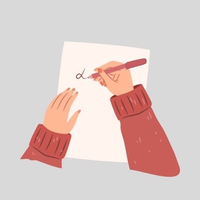Cool Handwriting logo
