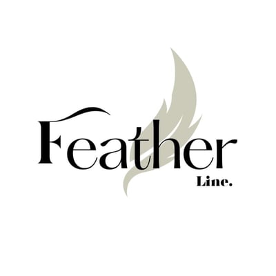 Feather line logo