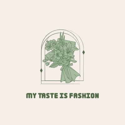 My taste is fashion logo