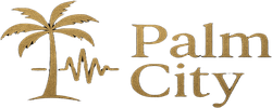 نخلة المدينة Palm city logo