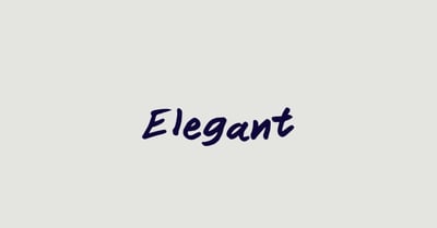 Elegant logo