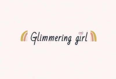 Glimmering girl logo