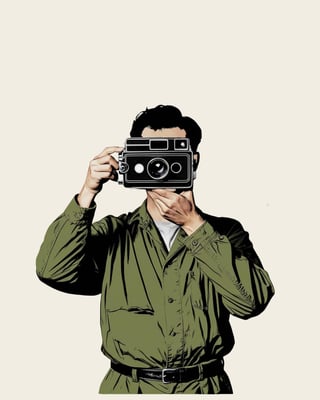 Vintage frame logo