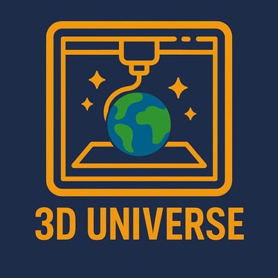3D Universe logo