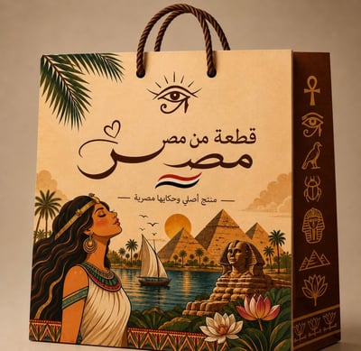 𓂀 قـطـعـة مـن مـصـر 𓂀 logo