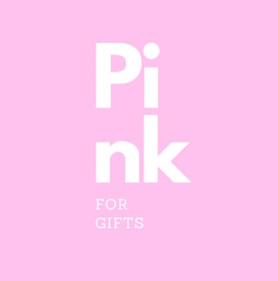 Pink l for gifts logo