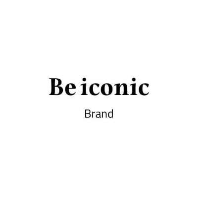 Be iconic logo