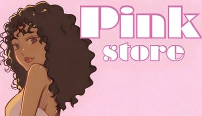 Pink store logo