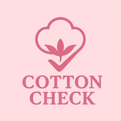 Cotton check logo