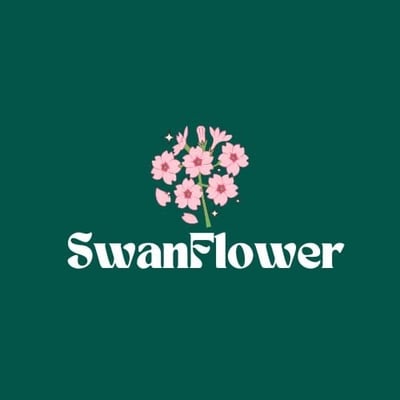 swan flower logo