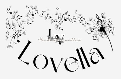 شموع عطرية فاخرة شمع طبيعي ١٠٠٪؜LOVELLA logo