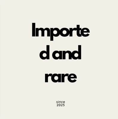 Imported and rare logo