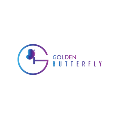 gold butterfly logo