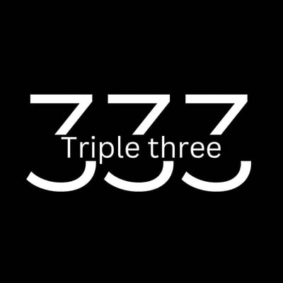 Triple three logo