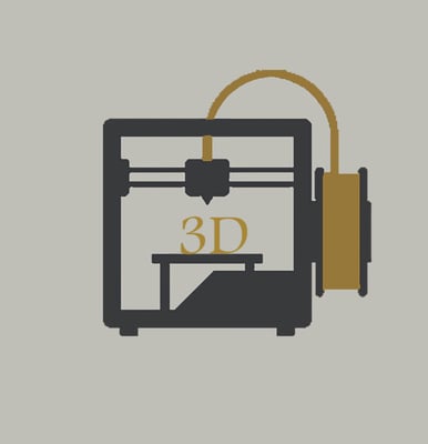 DESIGN & 3D PRINTING logo