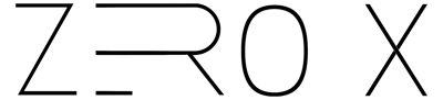 زيرو اكس | Zero x logo