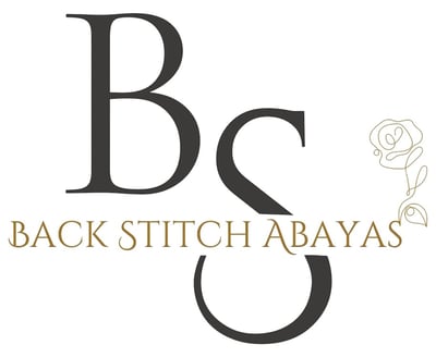 Back stitch abayas logo