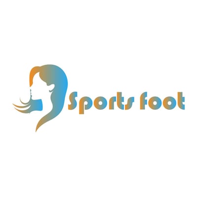 Sports foot logo