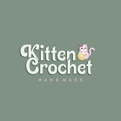 kitten crochet logo
