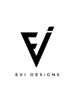 evi designe logo