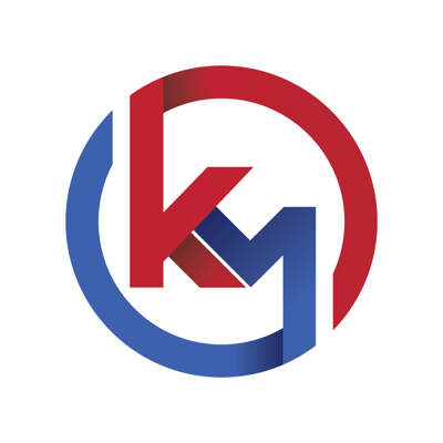 KM.blue logo