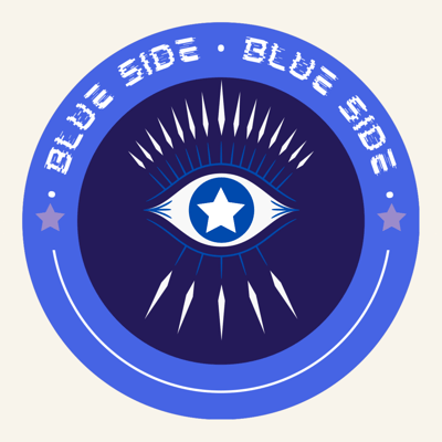 Blue side logo