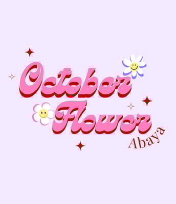 OCTOBER FLOWER ABAYA logo