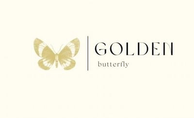 golden butterfly logo