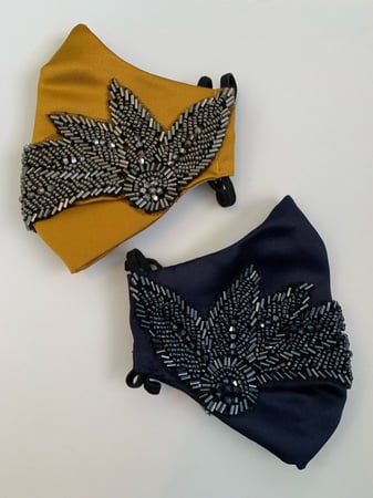 كمامة سهرة بالوان متنوعة(الحبة) - evening mask