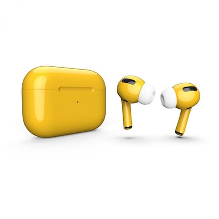 APPLE - ابل ايربودز برو - اصفر لمبرجيني لمعة