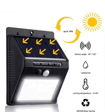 كشاف يعمل بالطاقة الشمسية 20 ليد