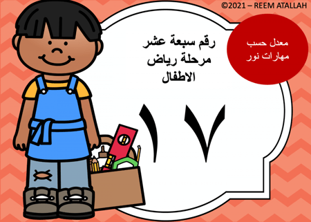 عرض بوربوينت للاطفال  عن الارقام جاهز مميز  رقم 17