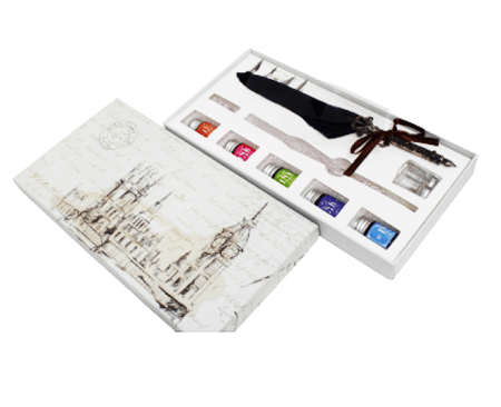 طقم قلم ريشه