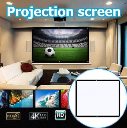 شاشة بروجركتر سهلة التركيب والازالة حجم 120 بوصة