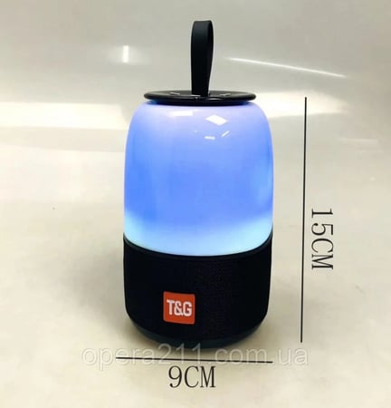 سبيكر لاسلكي بلوتوث محمول مزود باضاءة ملونة