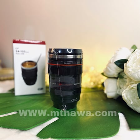 افضل كوب كانون حافظ للحراره لون اسود canon-متجر متنوع