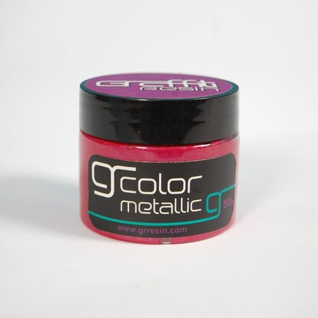 621 - ميتلك بنفسجي أحمر Graffiti Resin Metallic Purple