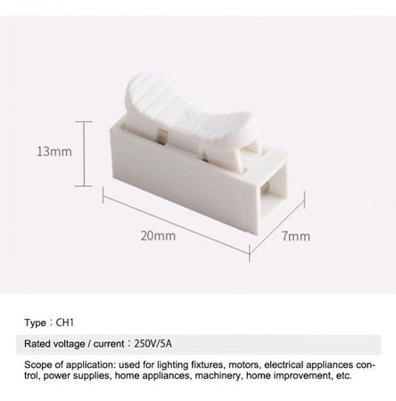 10 قطعة موصل اسلاك سريع وسهل التوصيل بالضغط (مفرد)